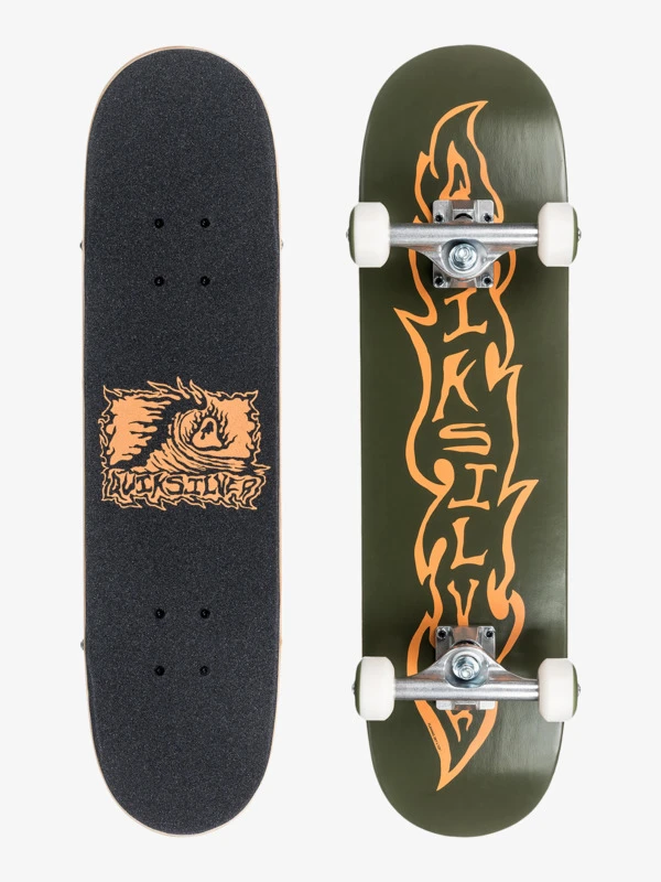 Quiksilver Flaming 8" - Longboard Skateboard 3 Quiksilver Flaming 8" - Longboard Skateboard