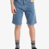 Quiksilver Bizon Iced - Denim Shorts For Boys 8-16 -Quiksilver Shop eqbds03066 quiksilverw bfyw frt1