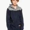 Quiksilver Keller Block 2022 - Zip-Up Hoodie For Boys -Quiksilver Shop eqbft03711 quiksilverw byp0 frt1