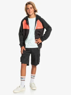 Quiksilver Easy Day 2022 - Zip-Up Hoodie For Boys 8-16 -Quiksilver Shop eqbft03743 quiksilverw nnj0 frt9