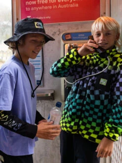 Quiksilver Clean Coasts 2022 - Half Zip Fleece For Boys