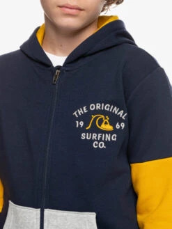 Quiksilver School Time 2022 - Zip Up Hoodie For Boys -Quiksilver Shop eqbft03787 quiksilverw byj0 frt3