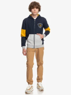 Quiksilver School Time 2022 - Zip Up Hoodie For Boys -Quiksilver Shop eqbft03787 quiksilverw byj0 frt9