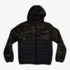 Quiksilver Scaly 2022 - Hooded Puffer Jacket For Boys 8-16 -Quiksilver Shop eqbjk03205 scalymixyouthf gbp6 frt1