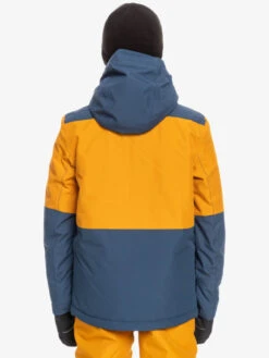 Quiksilver Mission Block 2022 - Technical Snow Jacket For Boys -Quiksilver Shop eqbtj03167 quiksilverw bsn0 bck1