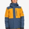 Quiksilver Mission Block 2022 - Technical Snow Jacket For Boys -Quiksilver Shop eqbtj03167 quiksilverw bsn0 frt1
