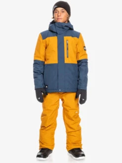 Quiksilver Mission Block 2022 - Technical Snow Jacket For Boys -Quiksilver Shop eqbtj03167 quiksilverw bsn0 frt9