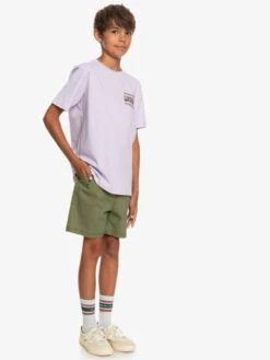 Quiksilver Taxer - Elasticated Shorts For Boys 8-16 -Quiksilver Shop eqbws03330 quiksilverw gph0 frt9