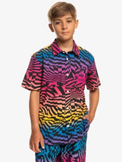 Quiksilver Radical Times - Short Sleeve Shirt For Boys 8-16 -Quiksilver Shop eqbwt03374 quiksilverw mmy6 frt1
