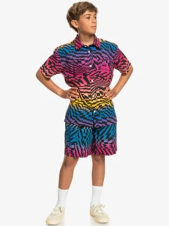 Quiksilver Radical Times - Short Sleeve Shirt For Boys 8-16 -Quiksilver Shop eqbwt03374 quiksilverw mmy6 frt9