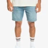 Quiksilver Modern Wave Salt Water - Denim Shorts For Men -Quiksilver Shop eqyds03107 quiksilverw bkj0 frt1