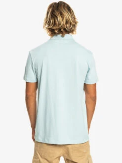 Quiksilver Essentials - Organic Short Sleeve Polo Shirt For Men -Quiksilver Shop eqykt04094 quiksilverw bfy0 bck1