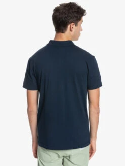 Quiksilver Essentials - Organic Short Sleeve Polo Shirt For Men -Quiksilver Shop eqykt04094 quiksilverw byj0 bck1