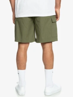Quiksilver Cargo Taxer - Elasticated Cargo Shorts For Men -Quiksilver Shop eqyws03830 quiksilverw gph0 bck1