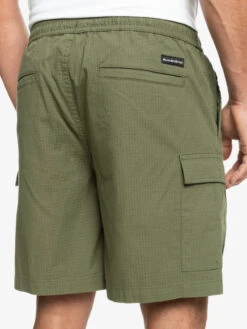 Quiksilver Cargo Taxer - Elasticated Cargo Shorts For Men -Quiksilver Shop eqyws03830 quiksilverw gph0 bck2