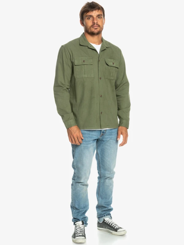 Quiksilver Originally Project - Long Sleeve Overshirt For Men 8 Quiksilver Originally Project - Long Sleeve Overshirt For Men - Image 6