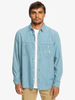 Quiksilver Authentic Paradise - Long Sleeve Denim Shirt For Men