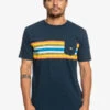 Quiksilver Surfadelica Stripe - Pocket T-Shirt For Men -Quiksilver Shop eqyzt07245 quiksilverw byj0 frt1