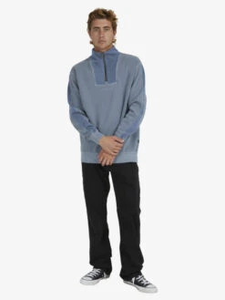 Quiksilver Vacancy - Half Zip Fleece For Men -Quiksilver Shop uqyft03118 quiksilvers sna0 frt9